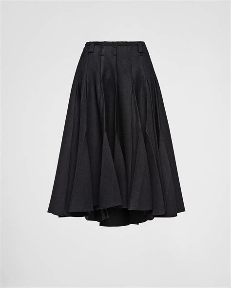 fake prada skirts|prada black pleated skirt.